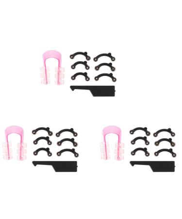 3X 3 Size 3D Invisible Beauty Nose Clip Massage Nose Up Lifting Shaping Clip Clipper Shaper Bridge Straightening