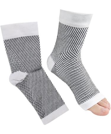 Buy Healeved Ankle Brace Sleeve - Support for Running Soccer & Fitness | Pressurized Ankle Protector - White - Buy Online on GoSupps.com