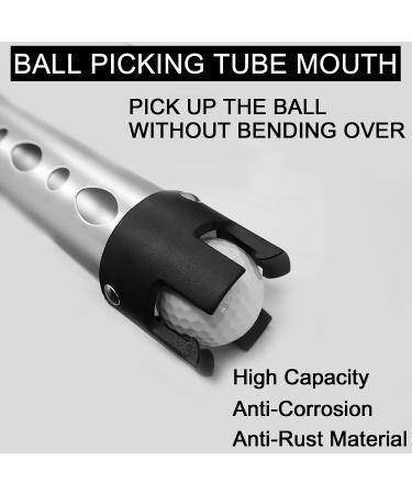 FINGER TEN Golf Ball Retriever Shagger Tube - Aluminum Can Hold 23 Balls - Buy Online on GoSupps.com