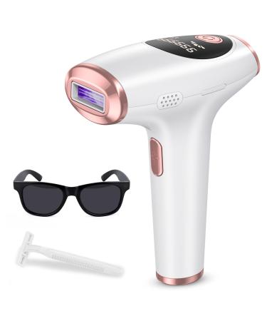 Laser Hair Removal for Women and Men Permanent IPL Hair Removal at-Home 999 999 Flashes Painless Hair Remover on Armpits Back Legs Arms Face Bikini Line