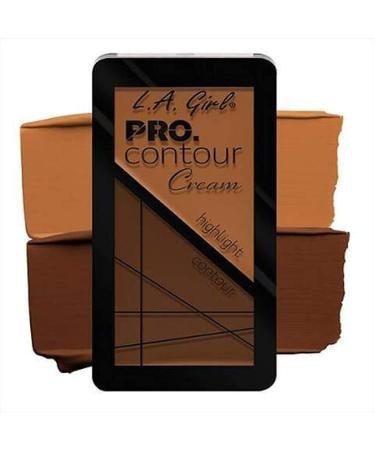 L.A. LA Girl PRO Contour Highlight Powder (1. FAIR)