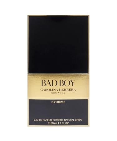Bad Boy Extreme by Carolina Herrera for Men - 1.7 oz EDP Spray Fresh 1.7 Fl Oz (Pack of 1) - Buy Online on GoSupps.com