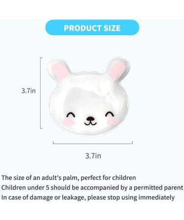 Kids Reusable Gel Ice Pack Set for Injuries and Pain Relief - Cute Children's Ice Pack for Lunches and Boo Boos (4 Pack) - Buy Online on GoSupps.com