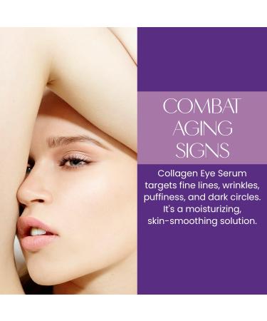 Buy Collagen & Hyaluronic Acid Under Eye Serum - Anti-Aging Hydrating & Puffiness Reducing - Korean Skin Care for All Skin Types - 1 oz - Buy Online on GoSupps.com