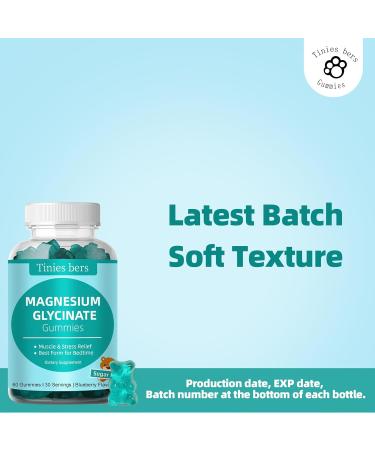 Magnesium Glycinate Gummies 500mg Sugar Free for Adults & Kids Best Magnesium Gummies for Sleep Stress & Muscle Relief & Nerve Health No Melatonin Gluten Free Non GMO Vegan Pectin 60 60 Count (Pack of 1) - Buy Online on GoSupps.com