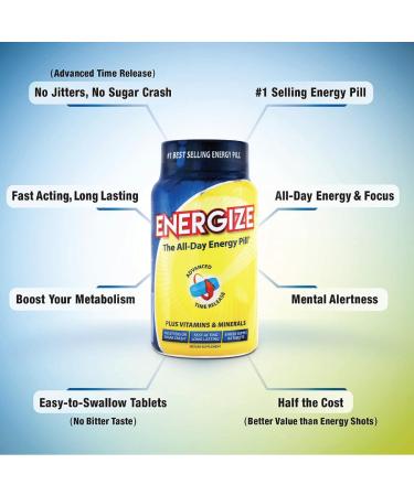 iSatori Energize - 84 Tablets | Boost Energy & Performance - Buy Now! - Buy Online on GoSupps.com