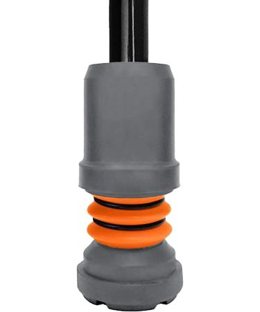 Flexyfoot Shock Absorbing Crutch Ferrule - Grey 16mm - Pack of 1 | Improve Grip, Safety, and Comfort - Buy Online on GoSupps.com