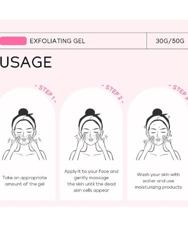 CLOUDEMO Purifying Exfoliating Gel Facial Exfoliating Gel for Face and Body Deep Cleansing Moisturizing Facial Exfoliator for All Skin Types (1pcs) - Buy Online on GoSupps.com