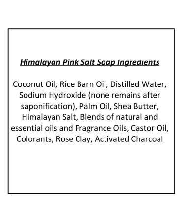 Bamboo Charcoal & Himalayan Pink Salt Soap Bar (4Oz) - Handmade Organic Soap for Oily Skin | Falls River Soap Company - Buy Online on GoSupps.com