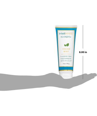 Naturally Crafted Cacao-Mint Fluoride-Free Toothpaste - Whitening & Stain Removal with Xyliclay Aloe Vera & Bentonite Clay Non-Toxic 4oz - International Shipping Available - Buy Online on GoSupps.com