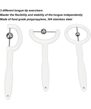 Zlsadon 3-Part Tongue-Tip Exercise Set | 304 Stainless Steel Balls | Enhance Mouth Muscle Power & Improve Speech Clarity - Buy Online on GoSupps.com