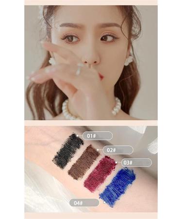 Mascara Maigre Couleur Magique 1/4 Pcs Mascara De Longueurs Saines Imperm able Color Mascara Maigre Curling pais (Fris Brun) - Buy Online on GoSupps.com
