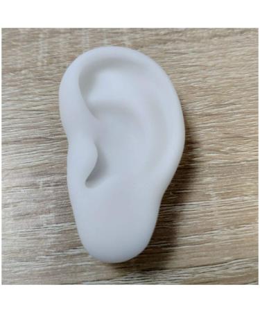 Simulation Ear Model Artificial Simulation Human Ear Model for Acupuncture - Soft Silicone Ear Model for Ear Picking Practice Studs Earring Headset Display Props Left