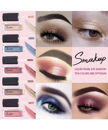 Glitter EyeShadow Liquid Waterproof Liquid Eye Shadow Shimmer Long Lasting Eyeshadow - Buy Online on GoSupps.com