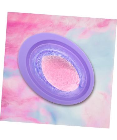 Mipcase 2pcs Cleaning Pad Makeup Brush Cleaning Scrubber Limpiador De Brochas De Maquillaje Makeup Brush Cleaning Cup Brush Cleansing Pad Face Cosmetic Brush Silica Gel Purple Make up - Buy Online on GoSupps.com