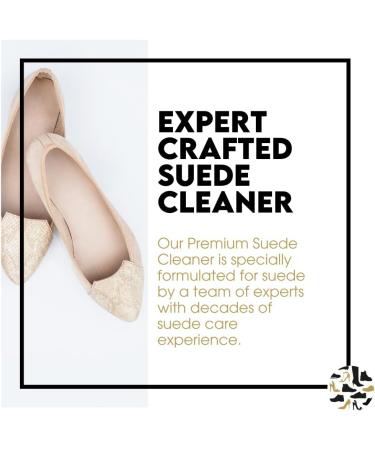 Suede Cleaner for Shoes | Deep Cleans Dress Shoes, Boots, and More | Quick Drying Natural Formula | 125ml - Buy Online on GoSupps.com