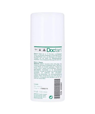 Doctan Classic Lotion | 12-Hour Protection Against Mosquitoes Ticks & Biting Flies | Malaria & Zika Virus Defense | Olive Scent | International Shipping - Buy Online on GoSupps.com