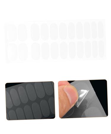 HAPINARY 6 Sheets Nail Patch Gels Transparent Nail Polish Nail Kits Nail Art Stickers Manicure Kit Clear Nail Polish Sheer Nail Polish Nail Sticker Gel Nail Kit Nail Wraps Double Sided Tape - Buy Online on GoSupps.com