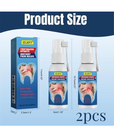 Spray de Soulagement de la Douleur Dentaire 2pcs Sprays R paration des Gencives Spray pour Douleur Dentaire - Buy Online on GoSupps.com