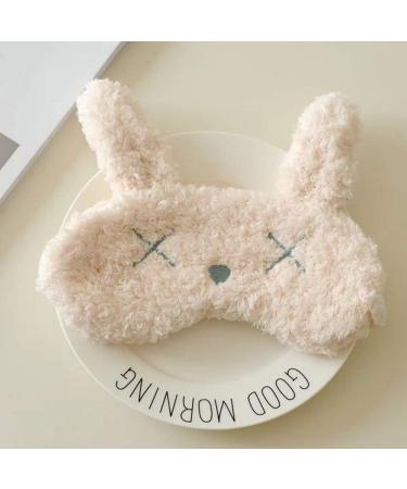 Cute Plush Rabbit and Cat Sleep Eye Mask Set for Women and Girls - Buy Online on GoSupps.com