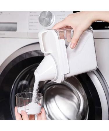 rongweiwang Easy-to-Clean Airtight Laundry Detergent Dispenser Transparent Lightweight And Easy To Carry Plastic Large Capacity - Buy Online on GoSupps.com