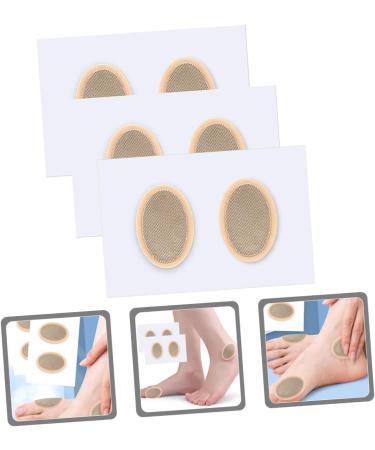 minkissy 3 Sheets Corn Pads for feet Shoe Corn Remover Sticker Sole pad Foot Corn Stickers Floor mat feet Toe Protector Footsteps Soft Corn pad Patch Callus Cushions Foot Stickers Cotton - Buy Online on GoSupps.com