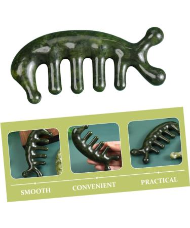Jade Massage Comb - Premium Gogogmy Body Massage Tool for Acupuncture & Relaxation - Buy Online on GoSupps.com