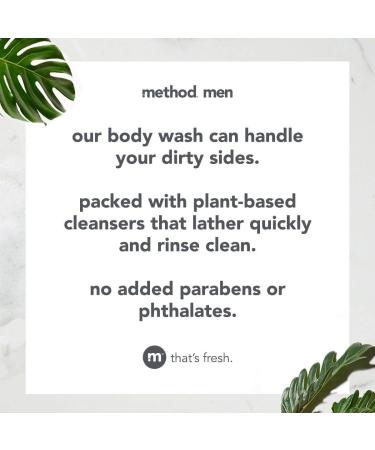 Method Men Body Wash - Juniper + Sage - 18 fl oz (Pack of 1) | Paraben and Phthalate Free - Buy Online on GoSupps.com