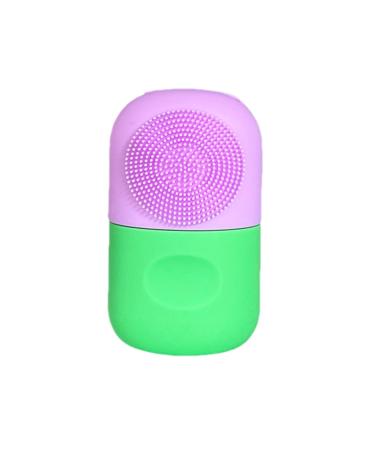 Silicone Ice Roller for Face Silicone Ice Mold for Face Beauty - Food Grade Silicone Ice Roller for Face Naturally Conditioning Facial Cleansing Purple Green