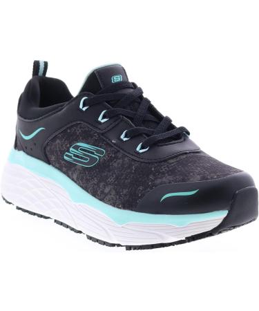 Skechers Work Rastip Women's Slip Resistant Athletic Shoes - Black/Multi - Size 7 - Buy Online on GoSupps.com
