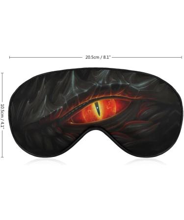 Dream in Style with Dragon Red Eye Sleep Mask - Adjustable Strap, Blocks Light for Night Travel and Nap - Men and Women - Buy Online on GoSupps.com