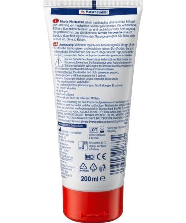 Mivolis Baume pour cheval - Rafra chit les muscles tendus et soulage ainsi les douleurs de stress - Revitalise les muscles fatigu s et soulage les douleurs musculaires - 200 ml - Buy Online on GoSupps.com