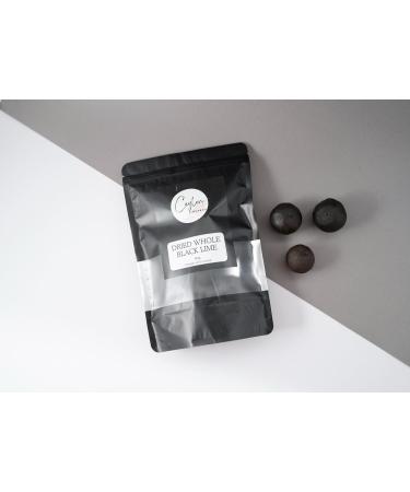 Premium clay Oven-Dried Black Limes - 100g Single ingredient whole black Lime | Authentic Middle Eastern Flavor - Ideal for Cooking and Seasoning - Buy Online on GoSupps.com