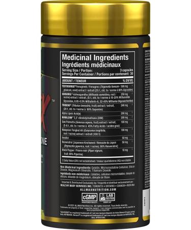 ALLMAX Nutrition - TestoFX - 5-stage Male Testosterone Support 90 Count - Buy Online on GoSupps.com