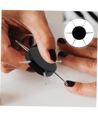 minkissy 3pcs Nail Art Drill Pen Diamond Nail Dotting Pen Mandala Rock Painting Tools Nail Rhinestone Pen Dotting Pen Tool Rhinestone Tools Manicure Supplies Round Stainless Steel Stippling 6.9x6.9cmx3pcs Blackx3pcs - Buy Online on GoSupps.com