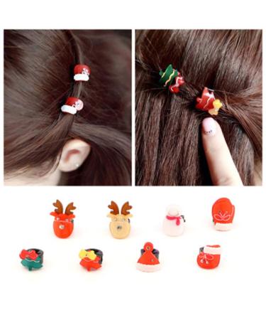 Frcolro 8pcs Christmas Mini Hair Claw Clips - Cute Hair Accessories for Girls & Kids | Shop Internationally - Buy Online on GoSupps.com