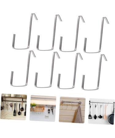 Alipis 40pcs Door Hook Stainless Steel Hooks Metal Stocking Hanger Removable Hook Stockings Kitchenware - Buy Online on GoSupps.com
