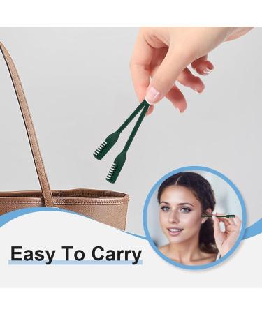 Nose Hair Trimmer for Women With Double Attachments 360 Degree Rotating Grooming Device for Women and Men Dark Green - Buy Online on GoSupps.com