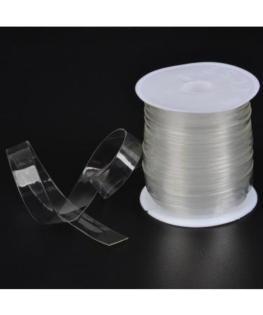 TIMESETL Clear Elastic Strap 3/8 - 11 Yards | Lightweight Invisible Stretchy Transparent Elastic for DIY Bra, Lingerie, Swimwear - Buy Online on GoSupps.com