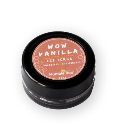 Wow Vanilla Lip Scrub - Lightening & Brightening Exfoliates Dark Lips with Olive Oil Honey & Vanilla Extracts - 8g - Buy Online on GoSupps.com