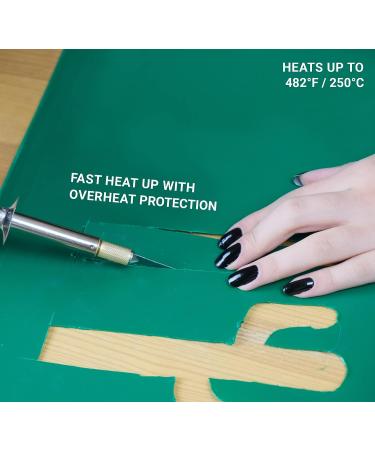 WINONS Hot Knife Plastic Cutter with Temperature Control (Set of 25)  WBT-0003-6 Multipurpose Stencil Cutter with Soldering Iron and Wood Burning Tips - Buy Online on GoSupps.com
