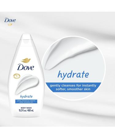 Dove Body Wash Hydrate 2-Pack Moisturizing Cleanser for Smooth Soft Skin 15.2 Oz Ea - Buy Online on GoSupps.com