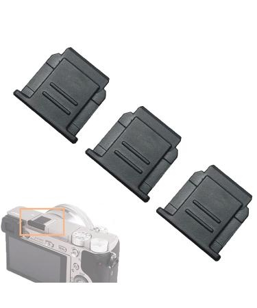 Hot Shoe Cover Compatible for Sony A6500 A6300 A6000 A7RII A7RIII A7 A7R A7S RX100II DSC-HX400 HX50 HX60 NEX-6 Camera (3 Pack)