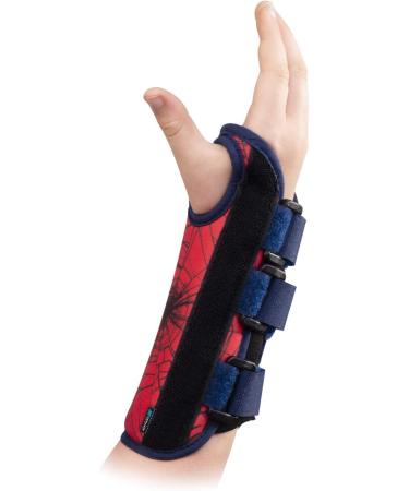 DonJoy Advantage Comfort Wrist Brace for Youth/Kids with Marvel Spider-Man Design - Spider-Man X-Small Left (1 Pack) - Buy Online on GoSupps.com
