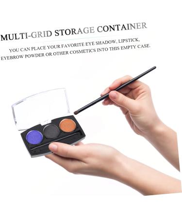 Ipetboom 20 Pcs Eyeshadow Highlighter Makeup Pallet Nude Lipstick Pallet Eye Shadow Box up Concealer 7.2x4.2cmx2pcs Blackx2pcs - Buy Online on GoSupps.com