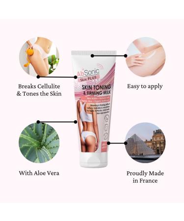 Absonic Skin Firming Milk | Aloe Body Lotion |Cellulite Cream | Fat Burning Skin Firming Lotion | Tones Tightens Belly Butt & Thighs after Weight Loss | Hypoallergenic | Liposuction Effect - Buy Online on GoSupps.com