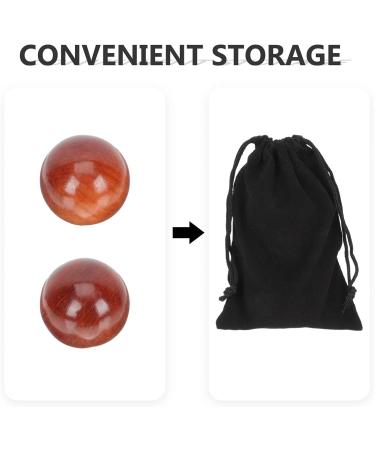 10 pcs Wooden Health Balls for Hand Exercises - Massage Roller Balls for Stress Relief & Strength Training - 5x5cm Handball Tool - Buy Online on GoSupps.com