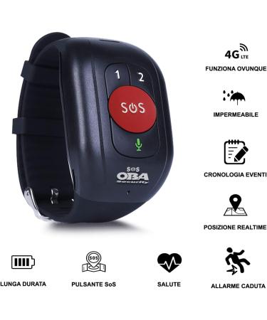 Buy Armband SOS for Seniors - Life-saving GPS 4G Calls Waterproof IP67 Fall Detection & Health Monitoring - Buy Online on GoSupps.com