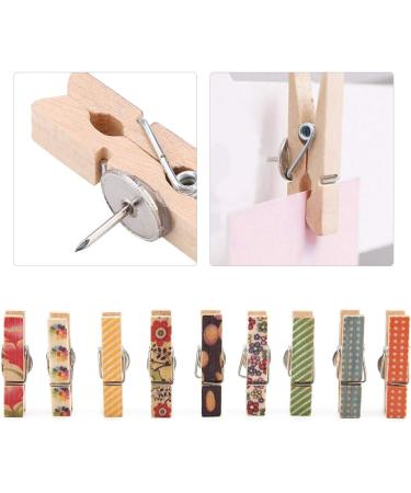 Tyenaza 50pcs Mini Natural Raw Wood Clips - 35x7mm Craft Decoration Clips for Photos & Clothes - Ideal for DIY Projects - Buy Online on GoSupps.com