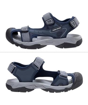 CAMEL CROWN Women's Hiking Sandals Waterproof Closed Toe Water Adjustable Athletic Outdoor - Blue - 8.5 - Buy Online on GoSupps.com